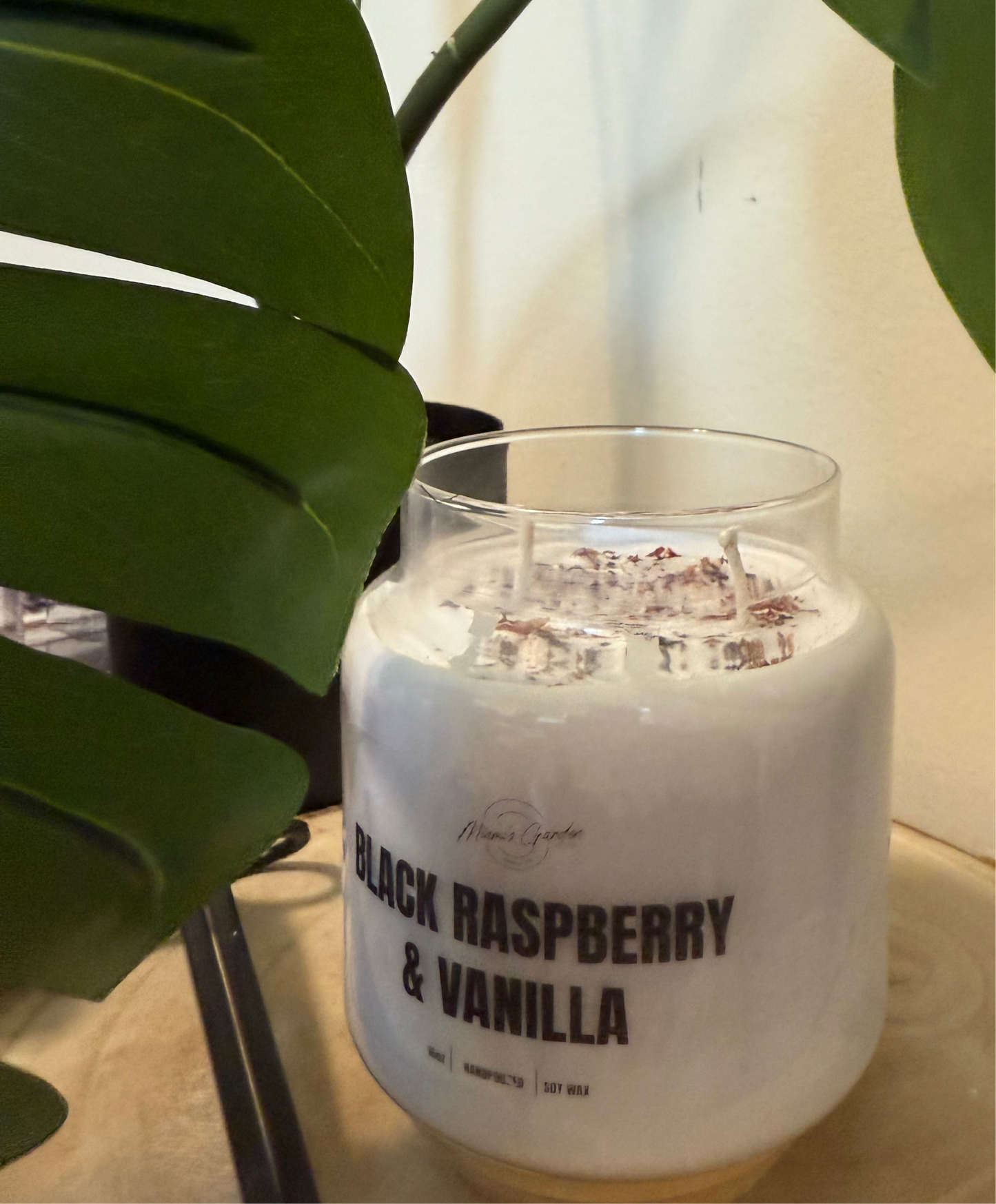 Black Raspberry & Vanilla 16oz Soy Candle