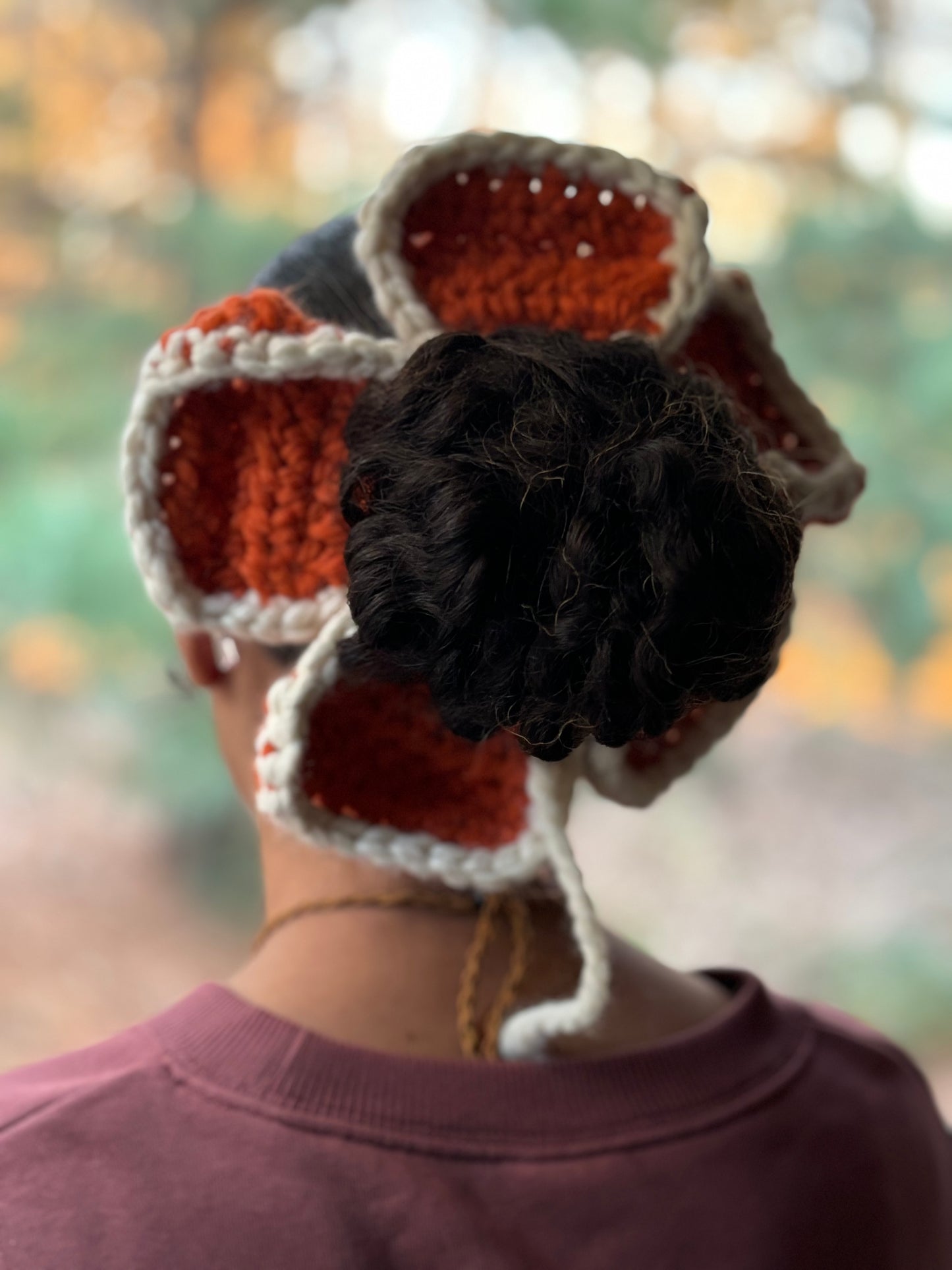 Large Flower Scrunchy