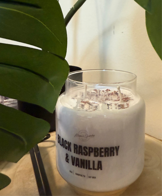 Black Raspberry & Vanilla 16oz Soy Candle